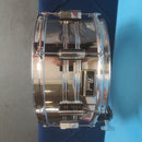 Pre-loved Pearl Export 14"x 6.5" steel shell snare drum inc. case & external dampner