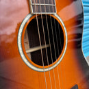 Aria MSG-02 Meister Acoustic Guitar Solid Spruce Top Brown Sunburst