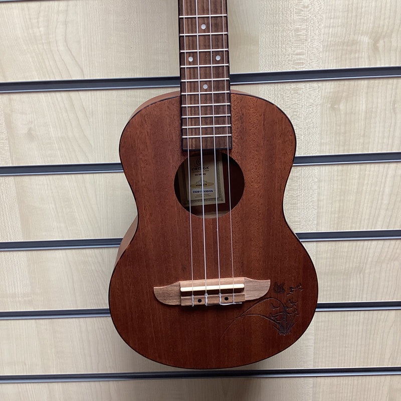 Ortega Bonfire Series Tenor Ukulele Sapele Natural RU5MM-TE