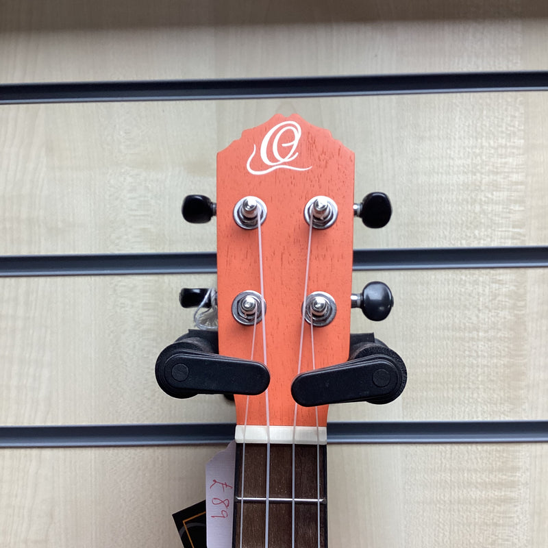 Ortega Earth Series Concert Ukulele Hokkaido Pumpkin Orange RUPUKI