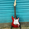 Aria STG Mini Strat Electric Guitar Candy Apple Red