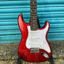 Aria STG Mini Strat Electric Guitar Candy Apple Red