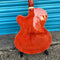 Ozark Jazz Archtop Guitar in Orange Finish