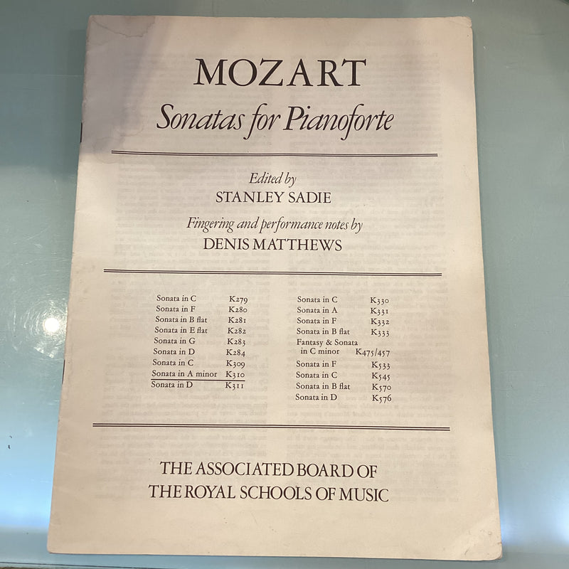 Mozart - Sonatas For Pianoforte - Sonata in A Minor K310