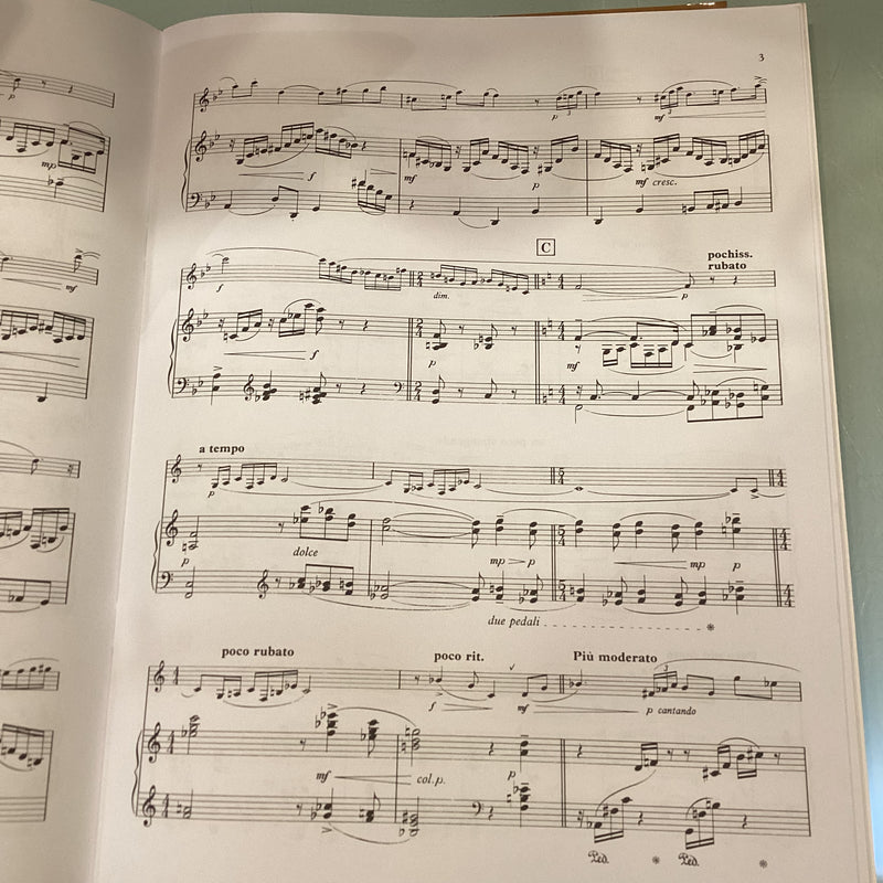 Joseph Horovitz Sonatina for Clarinet and Piano - Novello