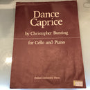 Dance Caprice by Christopher Bunting for Cello and Piano - OUP
