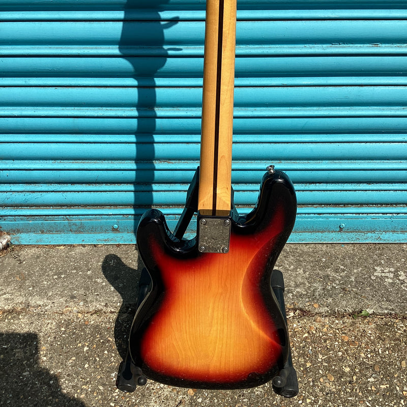SX 3/4 Short Scale Precision Style Bass Guitar in 3 Colour Sunburst (including Gigbag)