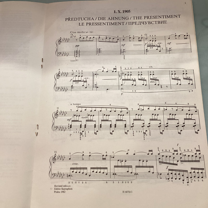 Janáček 1.X. 1905 Rev.R. Kvapil for Piano