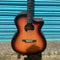 Vintage Stage Series Grand Auditorium Electro Acoustic Guitar with Cutaway in Sunburst