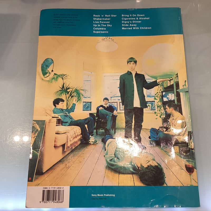 (Pre-Loved) Oasis Definitely Maybe Guitar Tab Book