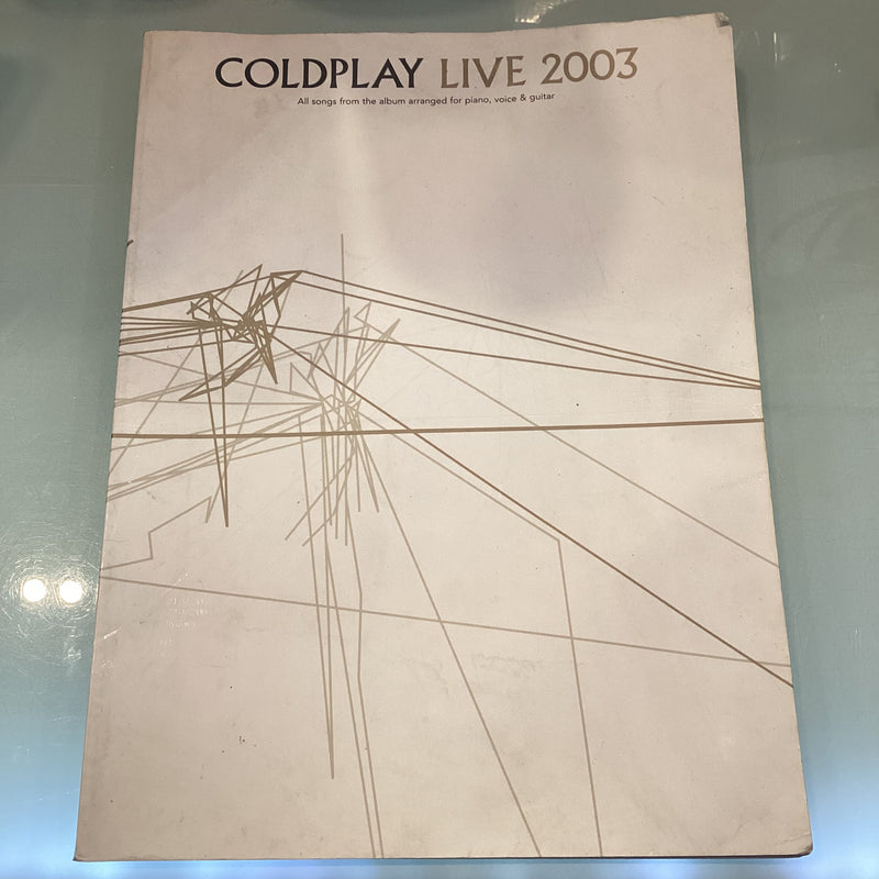 (Pre-Loved) Coldplay Live 2003 for Piano, Vocal and Guitar