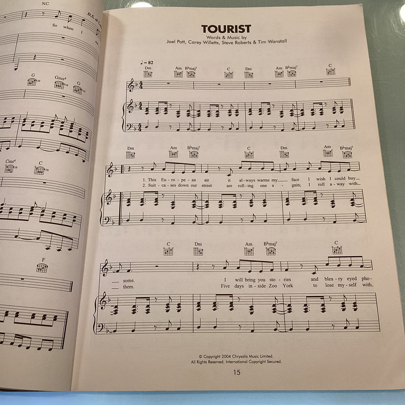 (Pre-Loved) Athlete Tourist Piano, Vocal and Guitar