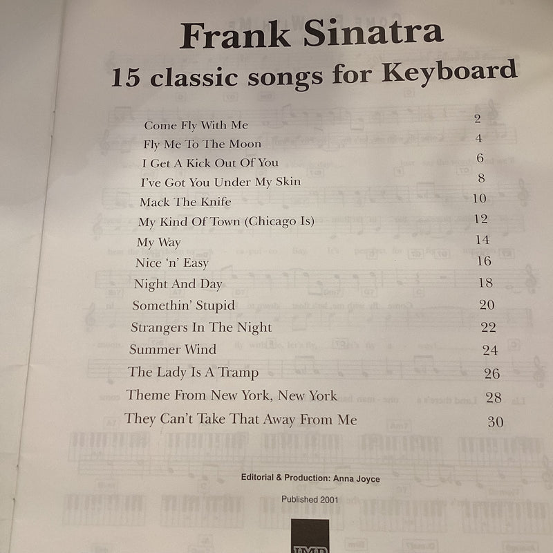 (Pre-Loved) Frank Sinatra - The Easy Keyboard Library
