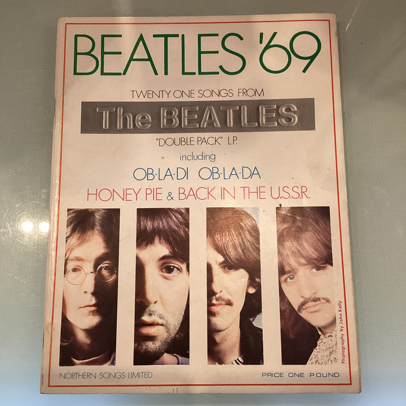 Beatles 69' Twenty One Songs from The Beatles Double Pack LP - Piano Vocal Guitar