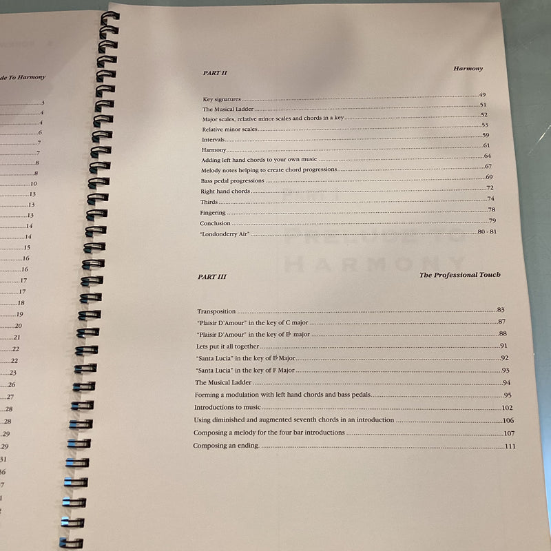 (Pre-Loved) Harmony - A Progressive Look at Music Theory - Brenda Hayward