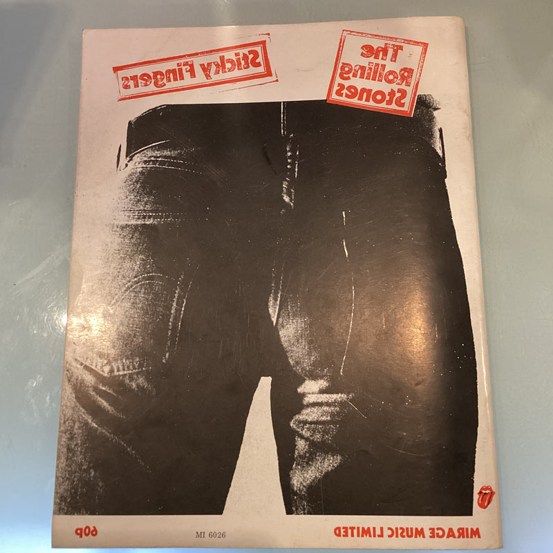 (Pre-Loved) The Rolling Stones - Sticky Fingers (Mirage Music) Piano, Vocal and Guitar