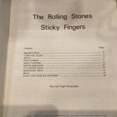(Pre-Loved) The Rolling Stones - Sticky Fingers (Mirage Music) Piano, Vocal and Guitar