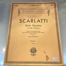 (Pre-Loved) Scarlatti Sixty Sonatas Volume 1 for Piano (Schirmer's Library of Musical Classic Edition)
