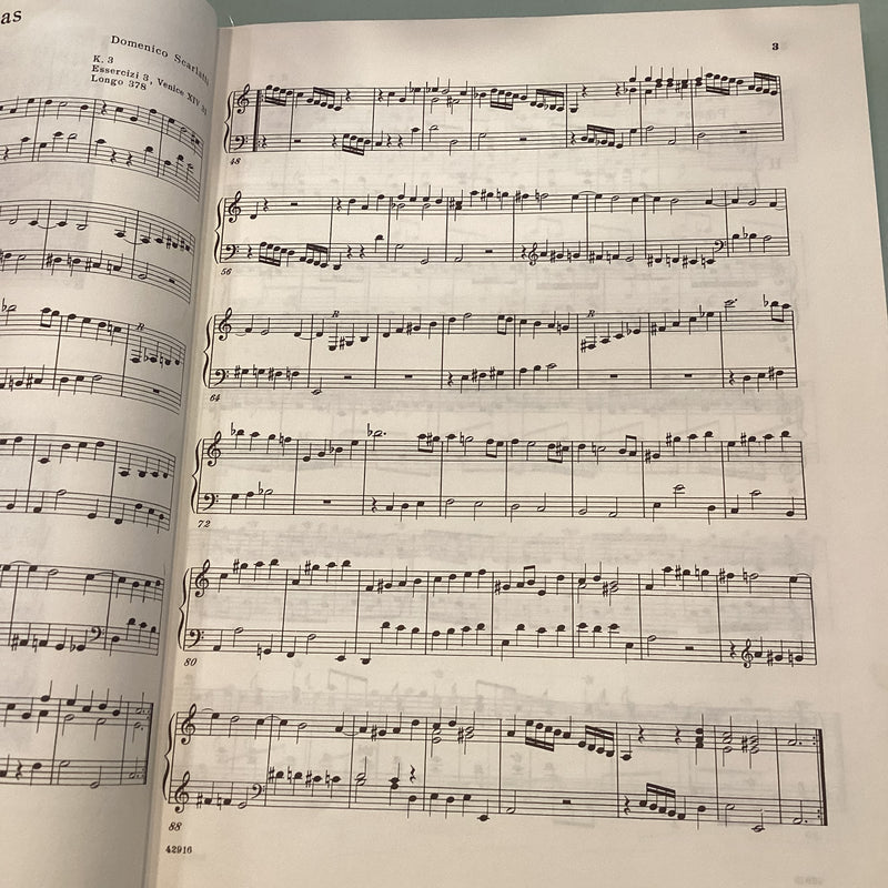 (Pre-Loved) Scarlatti Sixty Sonatas Volume 1 for Piano (Schirmer's Library of Musical Classic Edition)