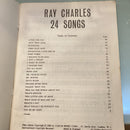 Ray Charles - 24 Songs - Vintage Book for Piano and Vocal
