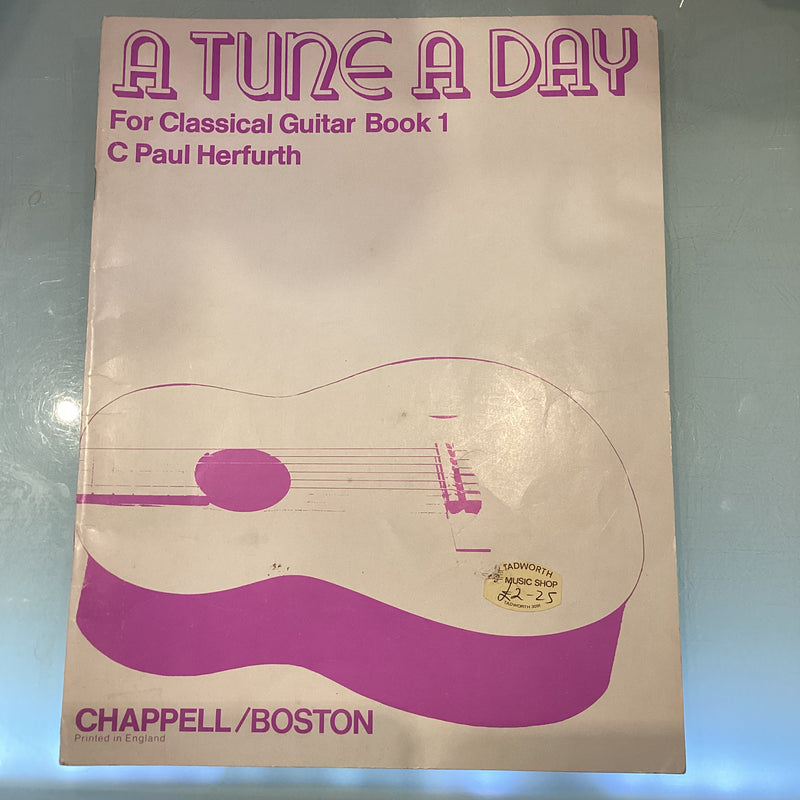 (B-Stock) A Tune a Day for Classical Guitar Book 1 - C Paul Herfurth (1970 Edition)