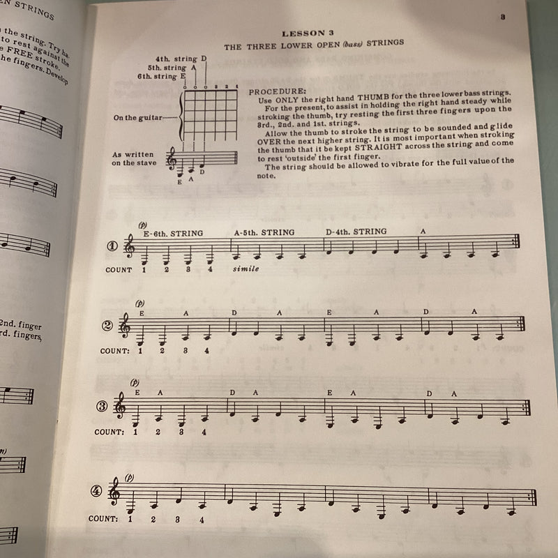 (B-Stock) A Tune a Day for Classical Guitar Book 1 - C Paul Herfurth (1970 Edition)