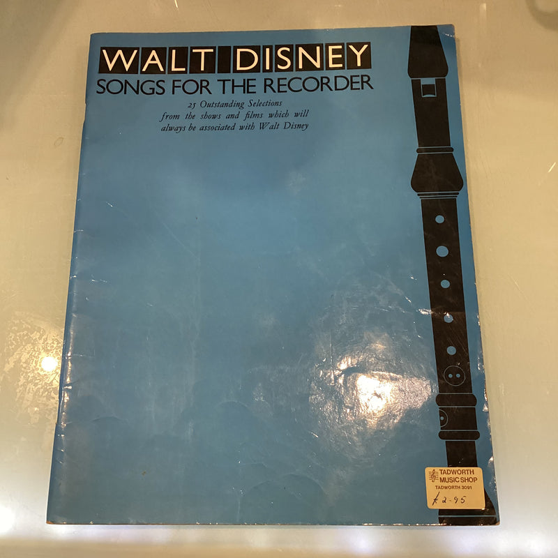 (Pre-Loved) Walt Disney Songs for the Recorder