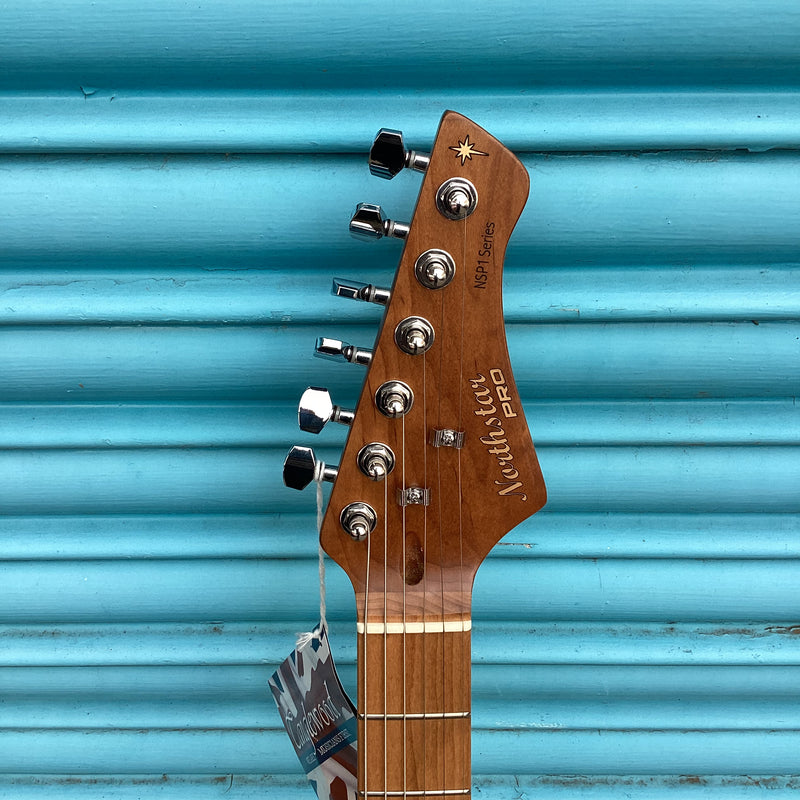 Northstar Pro Double Cut Cadillac Blue Electric Guitar (Strat Style)