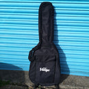 Vintage V300 Left Handed Solid Top Acoustic Folk Guitar Package (inc. gigbag, Strap, Tuner, Pics & Spare Strings)