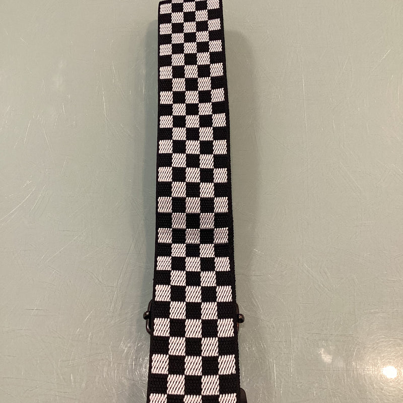 Bootsy Premium Woven Guitar Straps - Chequered