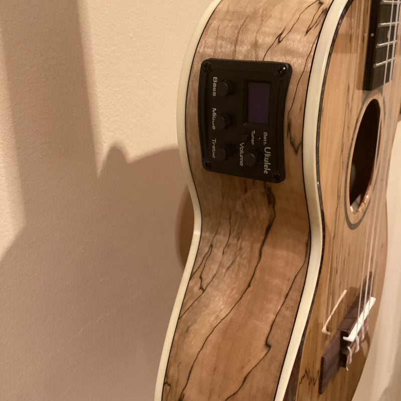 Blackwater - Electro Tenor Ukulele with Gig Bag - Spalted Maple YWUK-27PHEQ