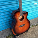 Washburn Comfort WCG12FCE Electro Acoustic Guitar with Cutaway in Cognac Sunburst