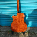 Washburn Comfort WCG12FCE Electro Acoustic Guitar with Cutaway in Cognac Sunburst