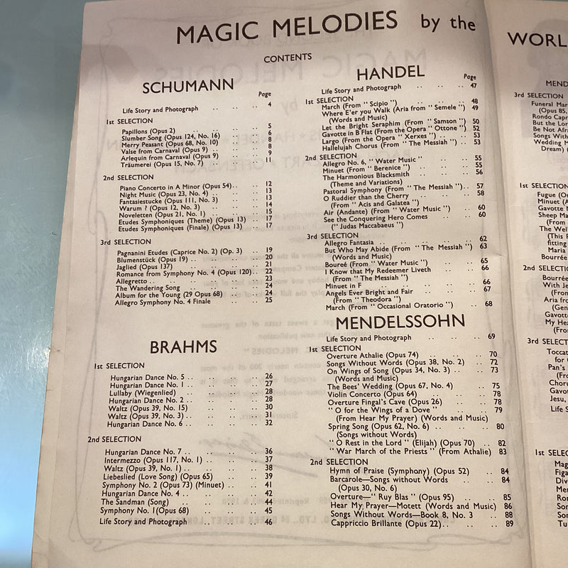 (Pre-Loved) The Second Book of Magic Melodies - Piano