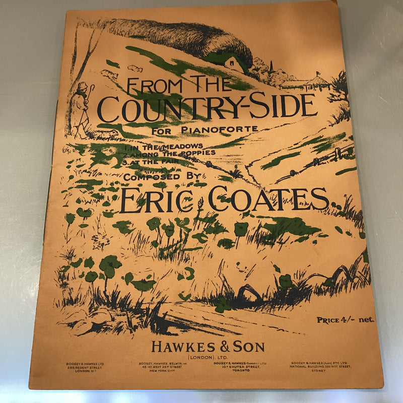 (Pre-Loved) From The Country Side For Piano by Eric Coates - Hawkes and Son