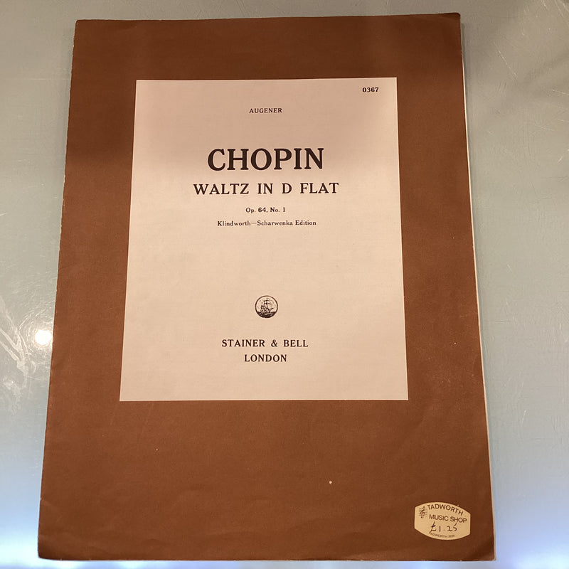 (Pre-Loved) Chopin Waltz in D Flat Op. 64 No.1 for Piano - Stainer and Bell London