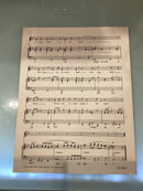 (Pre-Loved) Didn't We by Jim Webb Single Sheet for Piano and Voice