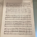 (Pre-Loved) Day Trip to Bangor 'Didn't We Have a Lovely Time" Fiddler's Dram Single Sheet for Voice and Piano