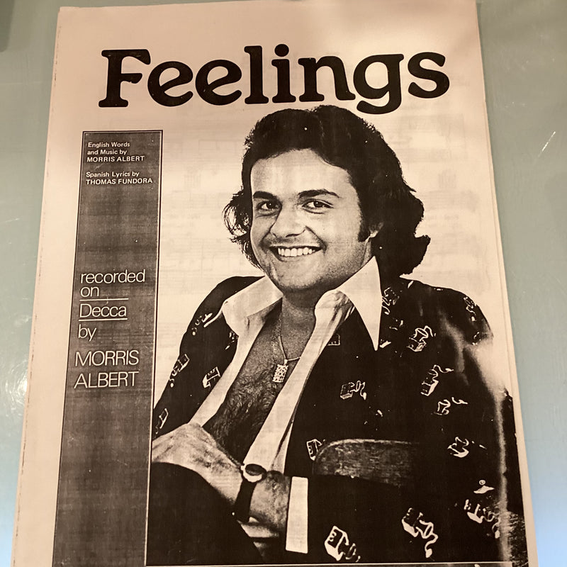(Pre-Loved) Feelings by Morris Albert Voice and Piano Single Sheet