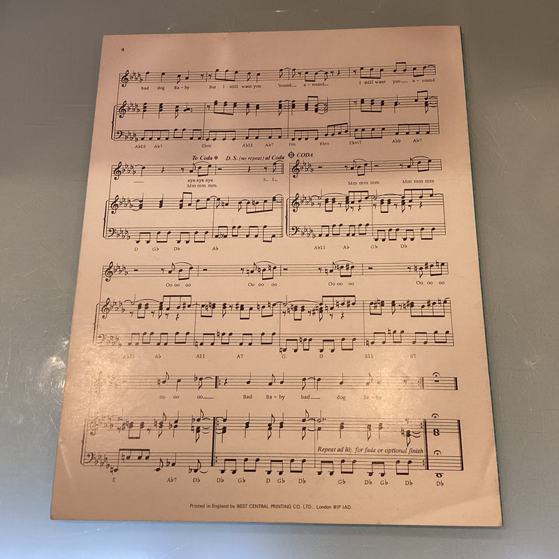 (Pre-Loved) Get Down - Gibert O'Sullivan - Voice and Piano Single Sheet