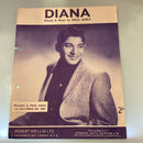 (Pre-Loved) Diana - Paul Anka Single Sheet for Voice and Piano