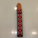 Bootsy Premium Woven Guitar Straps - Red White Black Diamond