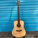 Vintage Performer Series All Solid Acoustic Dreadnaught Guitar ~ Natural Gloss - V1350N