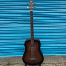 B-Stock Vintage Statesboro Electric Acoustic Bass Guitar - Whiskey Sour