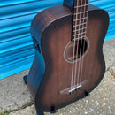 B-Stock Vintage Statesboro Electric Acoustic Bass Guitar - Whiskey Sour