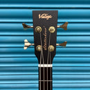 B-Stock Vintage Statesboro Electric Acoustic Bass Guitar - Whiskey Sour