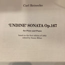 (Pre-Loved) Undine Sonata or Sonata in E Minor , Op. 167 for Flute with Piano Accompaniment - Boosey and Hawkes