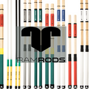 NEW Ramrods (drum multi rods) Made in the UK
