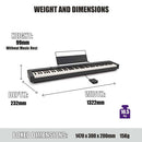 Casio CDP-S110 Digital Piano Bundle with TGI TGKT1 stand