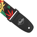 Amumu Guitar Strap - Hemp Leaf with 3 Pics